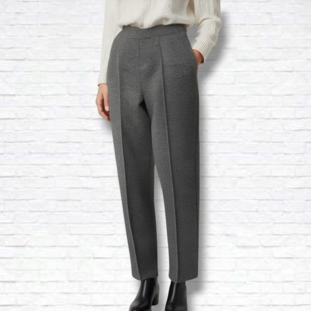 Aritzia The Group Babaton Grey Pull On  Single Pleat Trouser Pants Size S